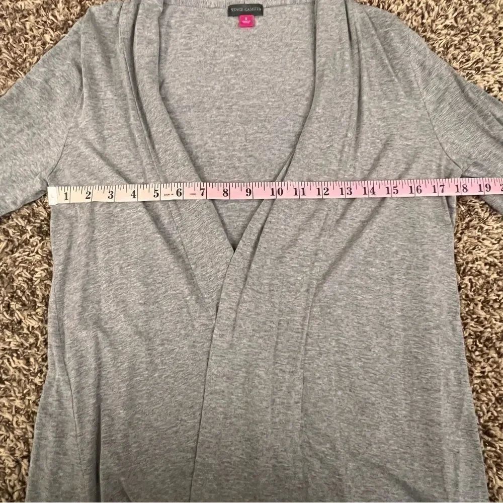 Vince Camuto High Low Open Front Cardigan, S - Picture 6 of 6